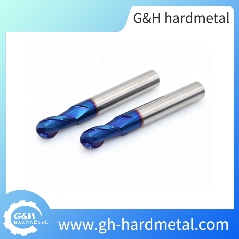 High Performance 2/4 Flute Tungsten Carbide Ball Nose End Mill for Steel  - 副本