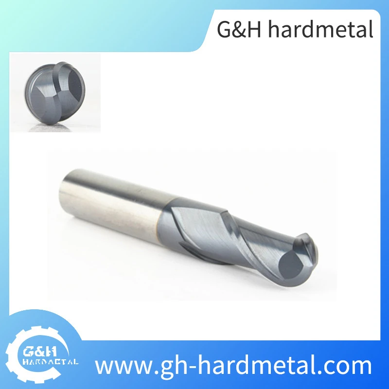 HRC55 2 Flute Ball Nose End Mill