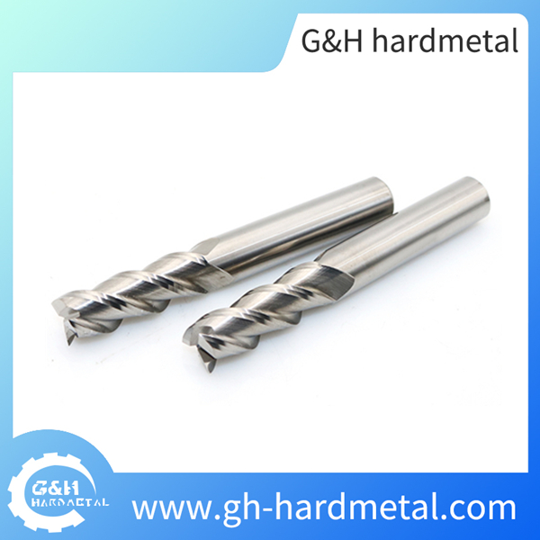 Tungsten Cemented Carbide 3 Flutes Endmill for Aluminum Made in China
