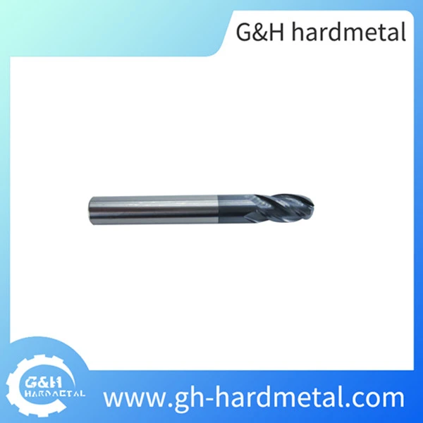 Carbide 2 Flutes Ball Nose End Mill Milling Tools for CNC